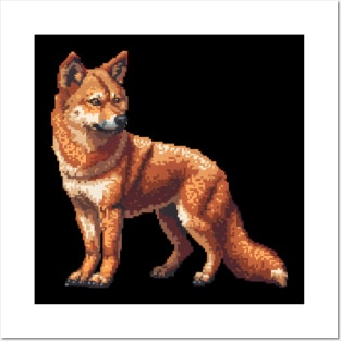 Pixel Dingo Posters and Art